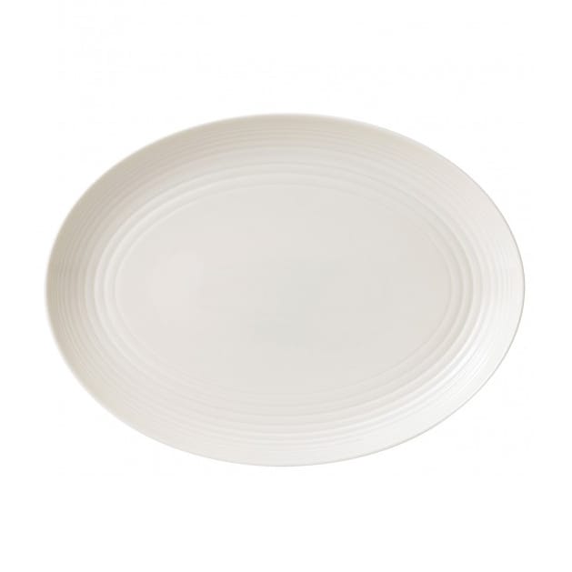 Maze oval serving plate 32 cm - white - Royal Doulton