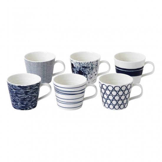 Pacific mug blue 6 pieces - small - Royal Doulton