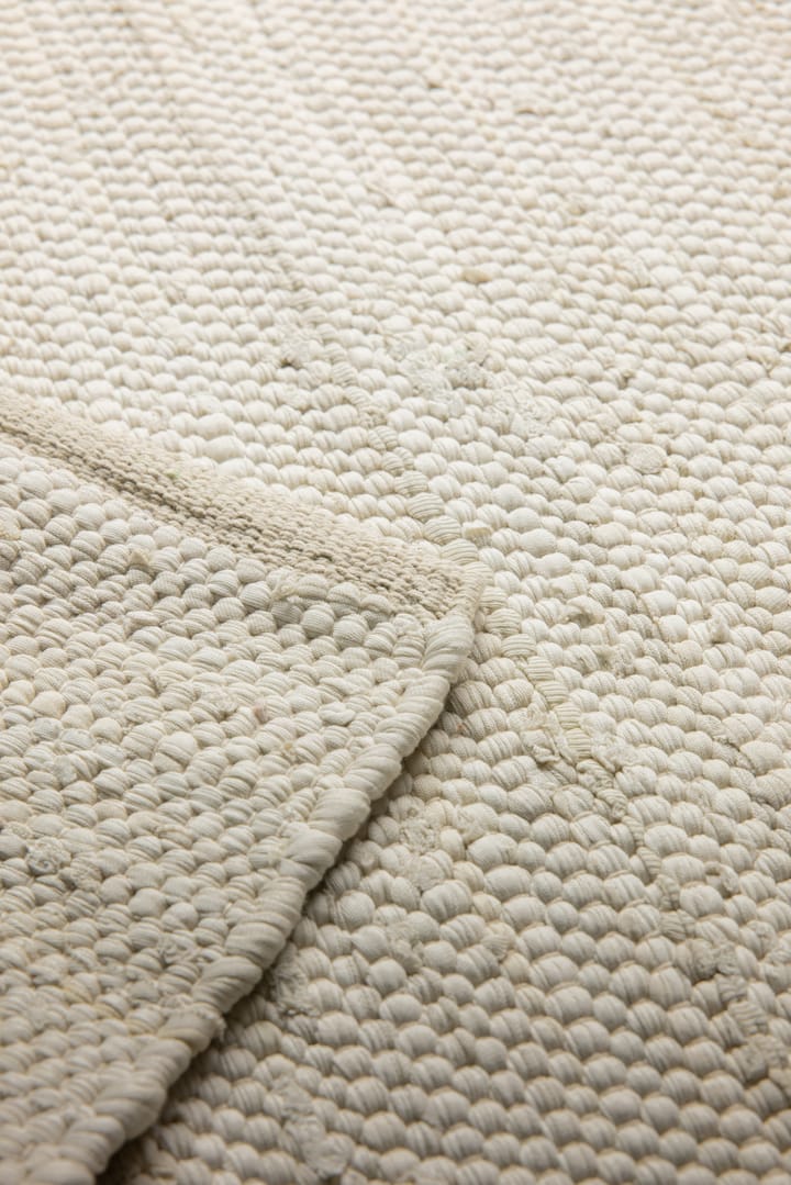 Cotton rug 170x240 cm - desert white (white) - Rug Solid