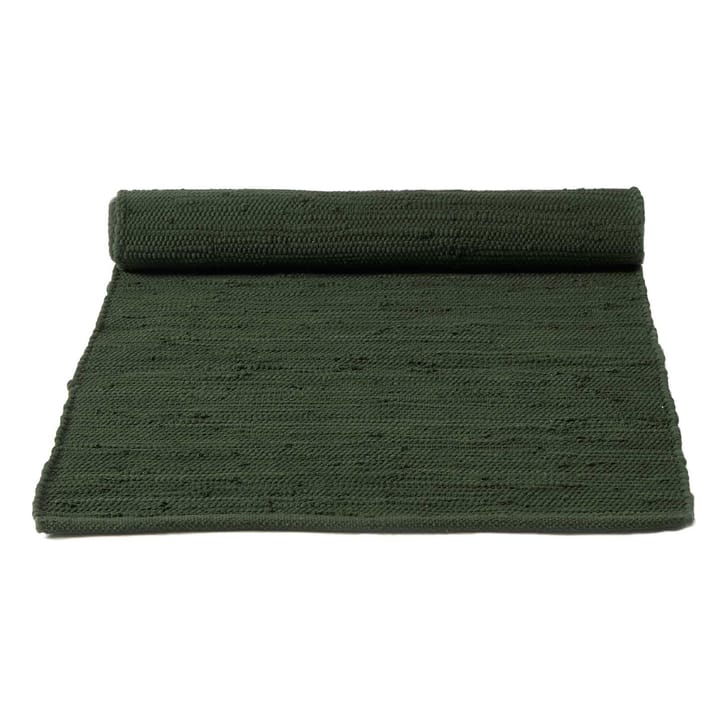 Cotton rug 170x240 cm - guilty green (green) - Rug Solid
