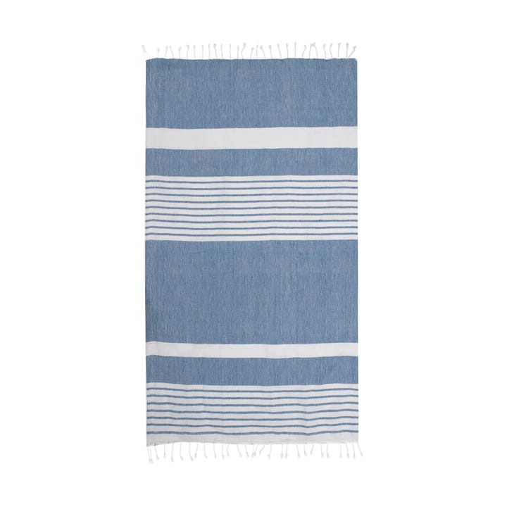Ella hamam striped towel 90x170 cm - Blue - Sagaform
