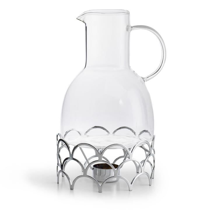 Sagaform mulled wine jug with warmer - silver - Sagaform