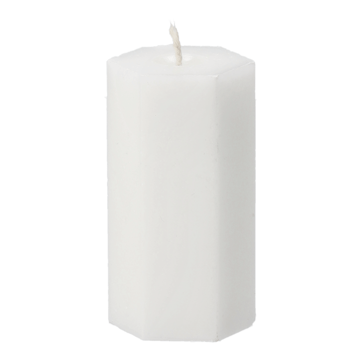 Luminous Spider web block candle - Ø6x10 cm - Scandi Essentials