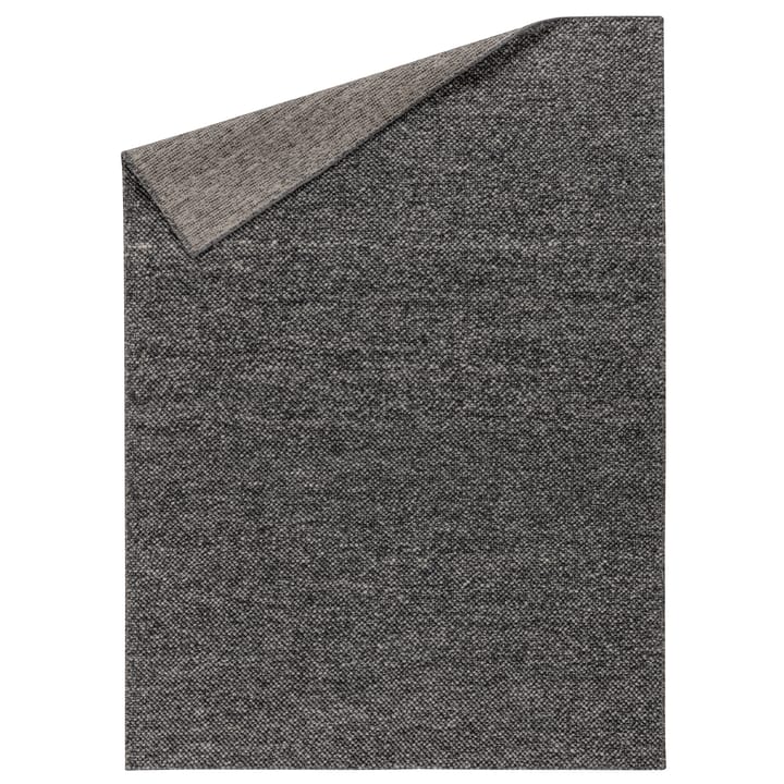 Flock wool carpet dark grey - 170x240 cm - Scandi Living