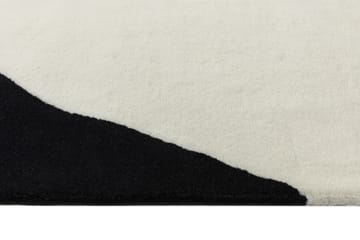 Flow wool carpet white-black - 170x240 cm - Scandi Living