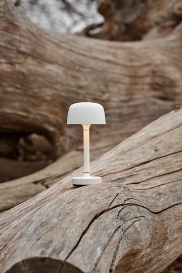Halo portable table lamp 25,5 cm - White - Scandi Living