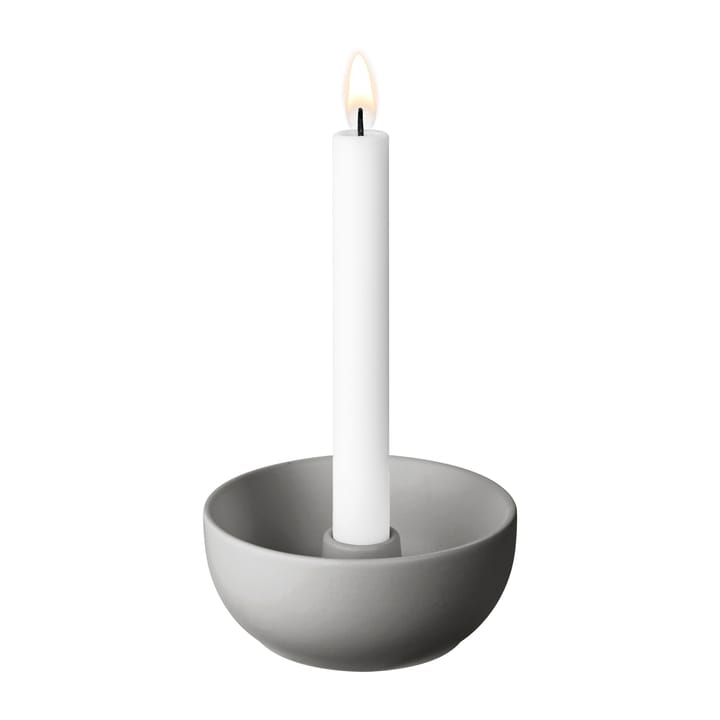 Valley candle sticks Ø12 cm - grey - Scandi Living