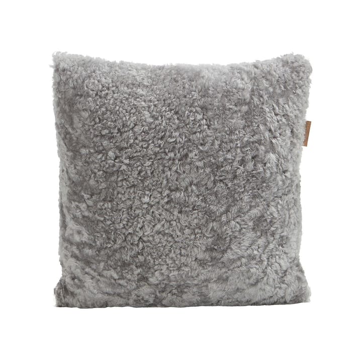 Shepherd Lina sheep skin cushion 40 x 40 cm - graphite - Shepherd of Sweden