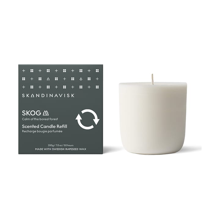 Refill Skog scented candle - 200 g - Skandinavisk
