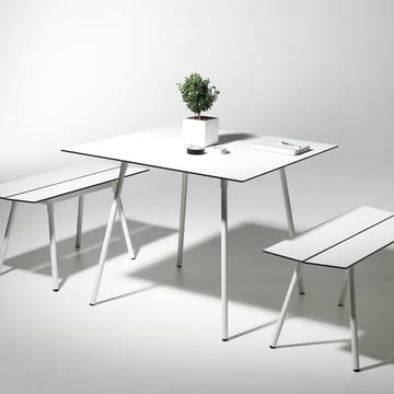 Ella dining table rectangular - White. 180x90 cm - SMD Design
