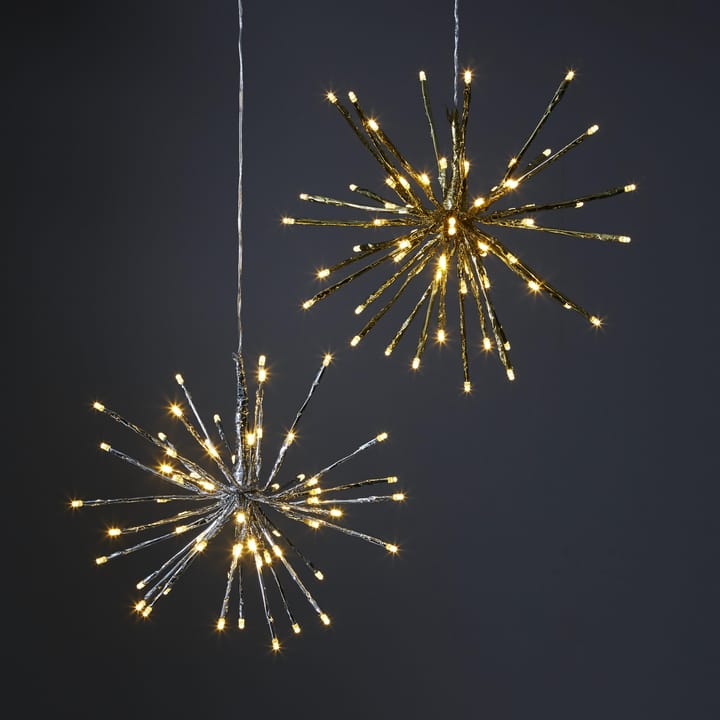 Firework hanging decoration 40 cm - silver - Star Trading