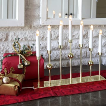 Gustavo candle arch - brass - Star Trading