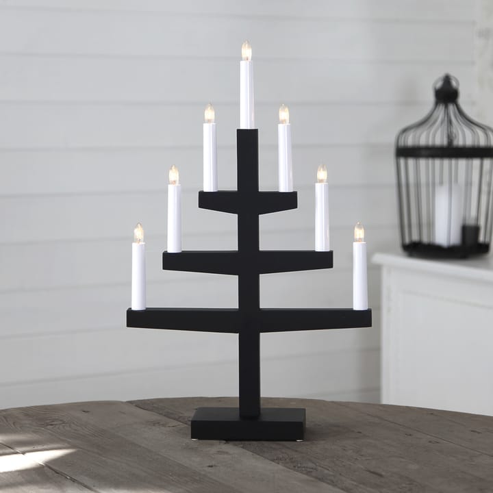 Trapp candle arch 54 cm - black - Star Trading