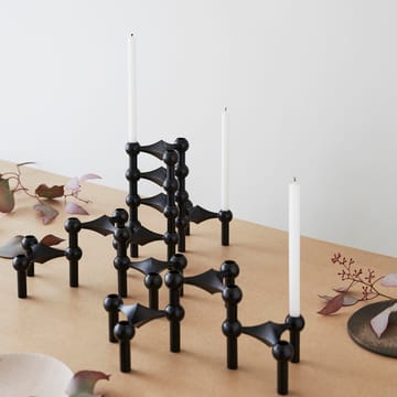 Nagel candle holder - matte black - STOFF