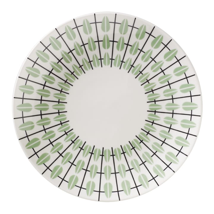 Olivia plate - white-mint - Superliving