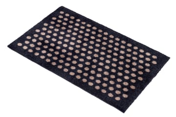 Dot doormat - Black-sand. 40x60 cm - tica copenhagen