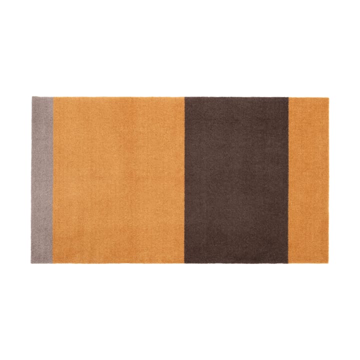 Stripes by tica. horizontal. hallway rug - Dijon-brown-sand. 67x120 cm - Tica copenhagen