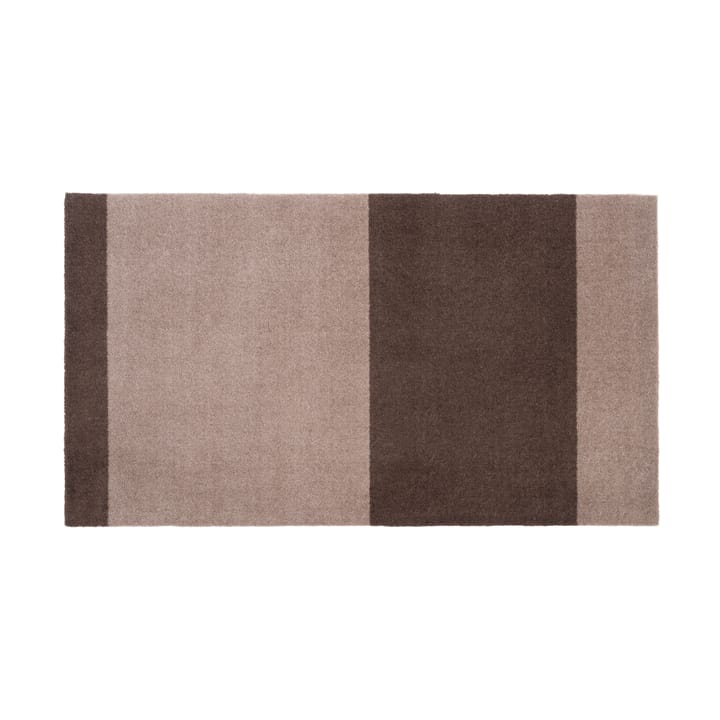 Stripes by tica. horizontal. hallway rug - Sand-brown. 67x120 cm - Tica copenhagen