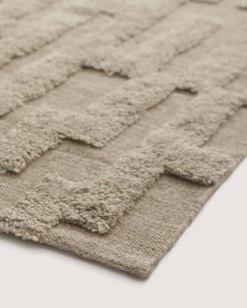 Bielke wool carpet 160x230 cm - Beige-melange - Tinted