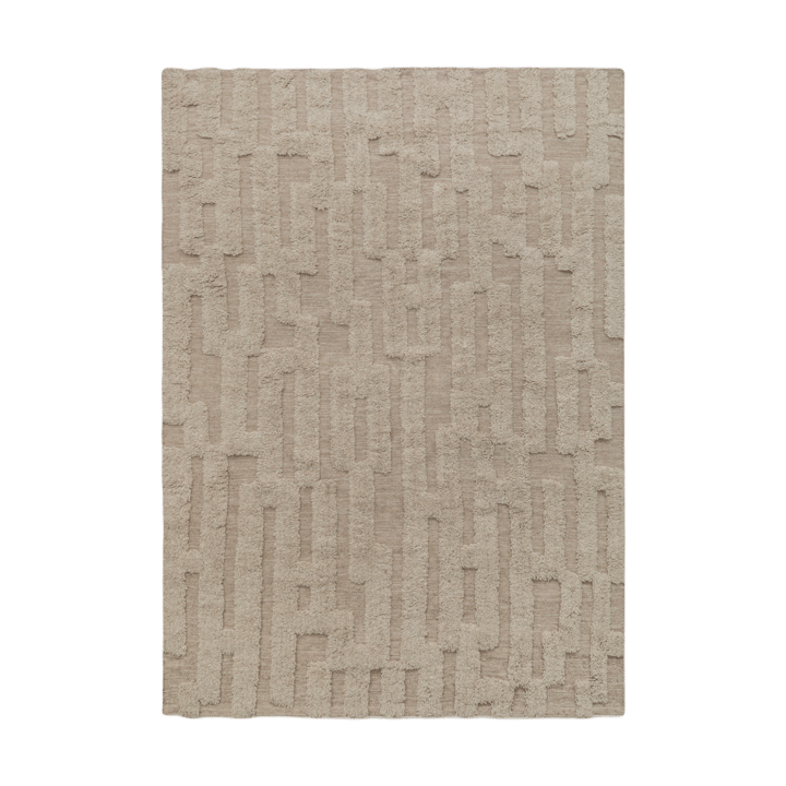 Bielke wool carpet 190x290 cm - Beige-melange - Tinted