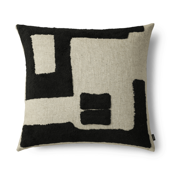 Franck cushion 55x55 cm - Black-white - Tinted