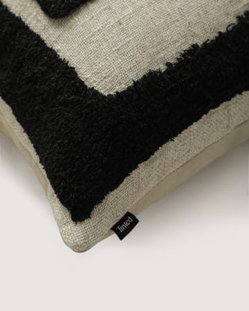 Franck cushion 55x55 cm - Black-white - Tinted