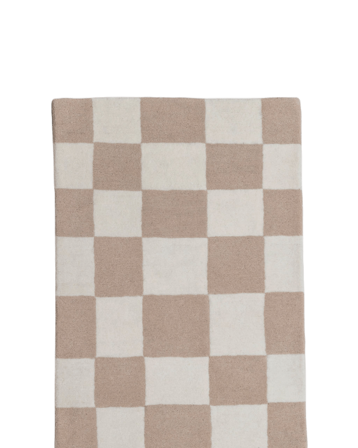 Hafstrom entrance rug wool 80x300 cm - Beige-white - Tinted