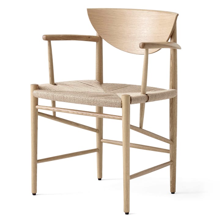 Drawn chair HM4 with armrest - oiled oak - &Tradition