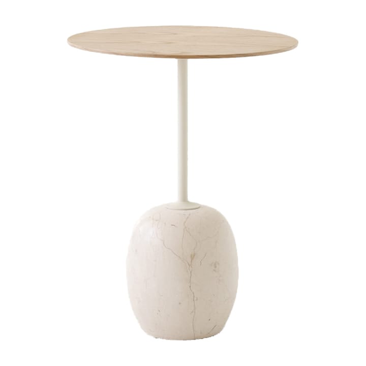 Lato side table LN8 - Lacquered oak-Crema diva marble - &Tradition