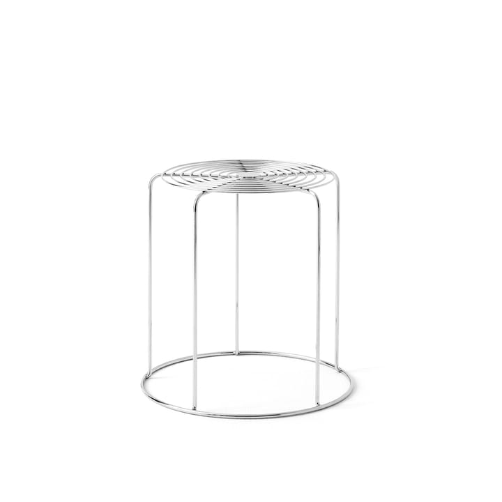 Wire VP11 stool - Stainless steel - &Tradition