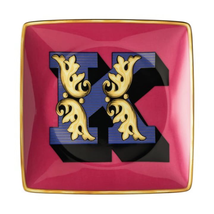 Versace Holiday Alphabet saucer 12 cm - K - Versace