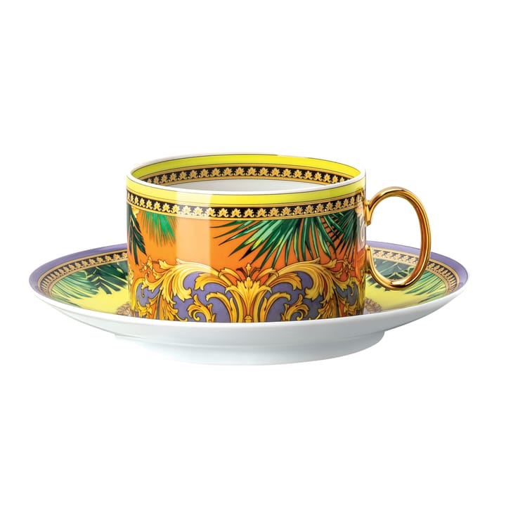Versace Jungle Animalier cup with saucer - multi - Versace
