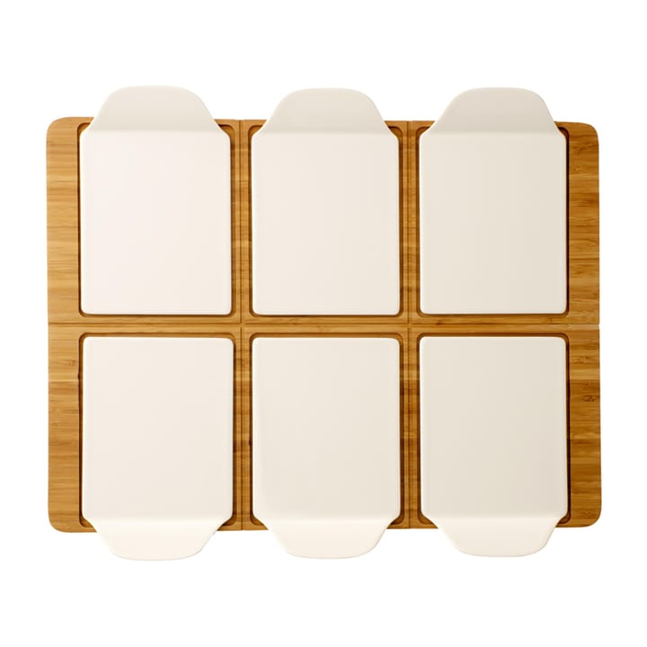 Pizza Passion service plate bamboo - rectangular, 7 pcs - Villeroy & Boch