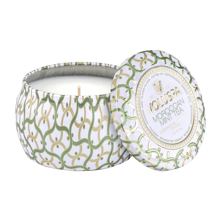 Maison Blanc Mini Tin scented 25 hours - Moroccan Mint Tea - Voluspa