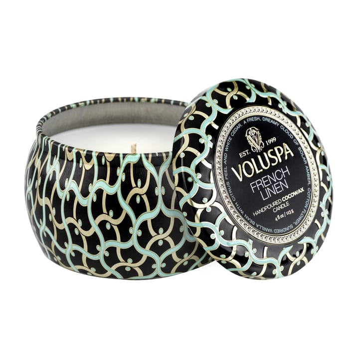 Maison Noir Mini Tin scented 25 hours - French Linen - Voluspa