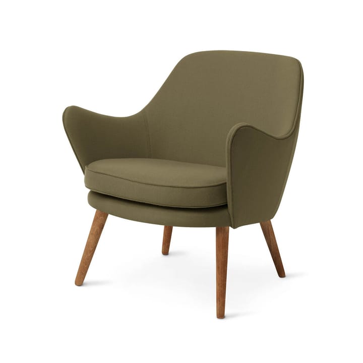 Dwell lounge chair - Hero 981 olive-legs in smoked oak - Warm Nordic