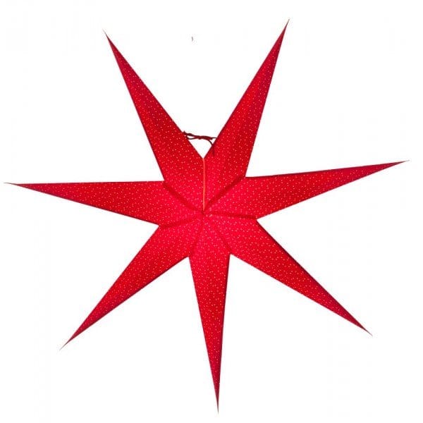 Aino Christmas star slim red - 80 cm - Watt & Veke