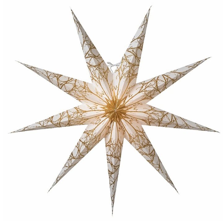 Iris slim advent star 80 cm - white-gold - Watt & Veke