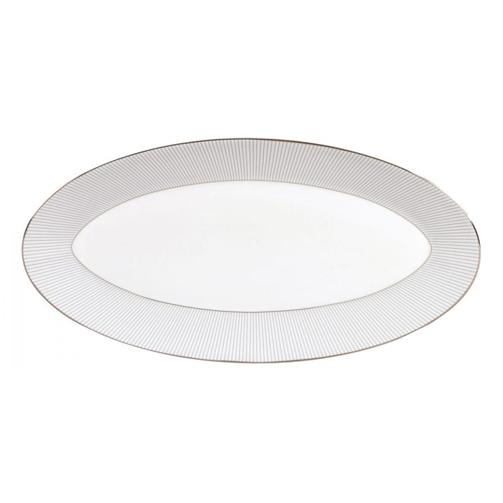 Pinstripe oval serving plate - 45 cm - Wedgwood