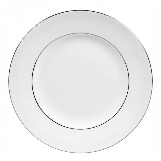 Vera Wang Blanc Sur Blanc plate - Ø 27 cm - Wedgwood