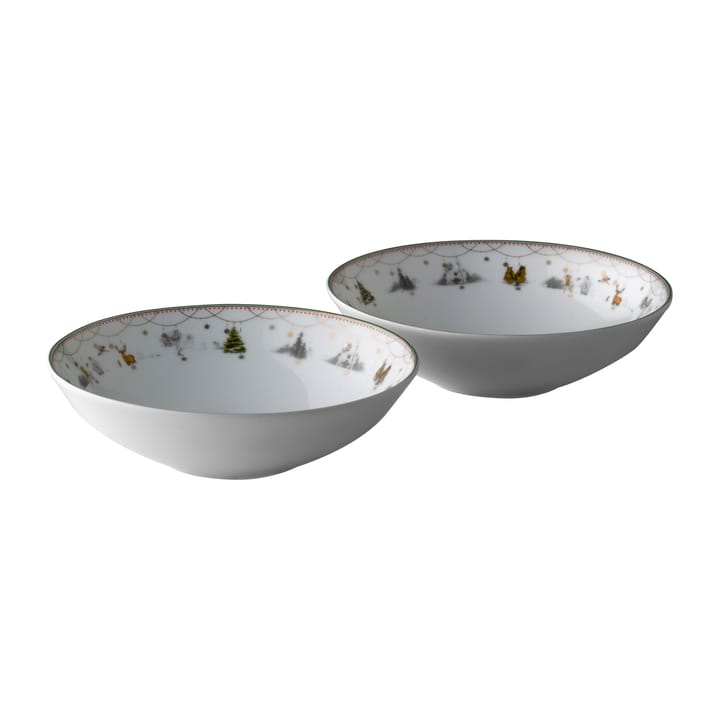 Julemorgen small bowl 2 pack 16 cm - White - Wik & Wals�øe