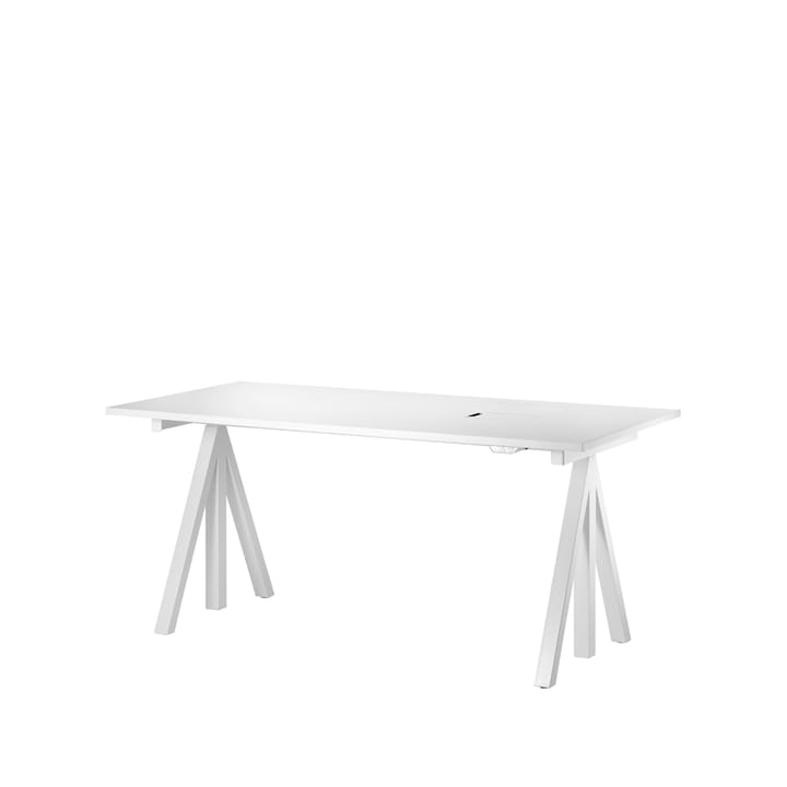 Works base for desk - White, height-adjustable - Works