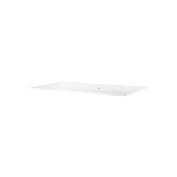Works desk table top - White laminate, 140 cm - Works