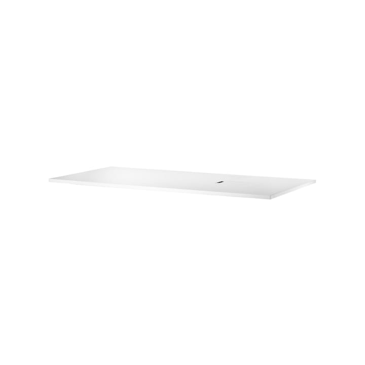 Works desk table top - White laminate, 160 cm - Works