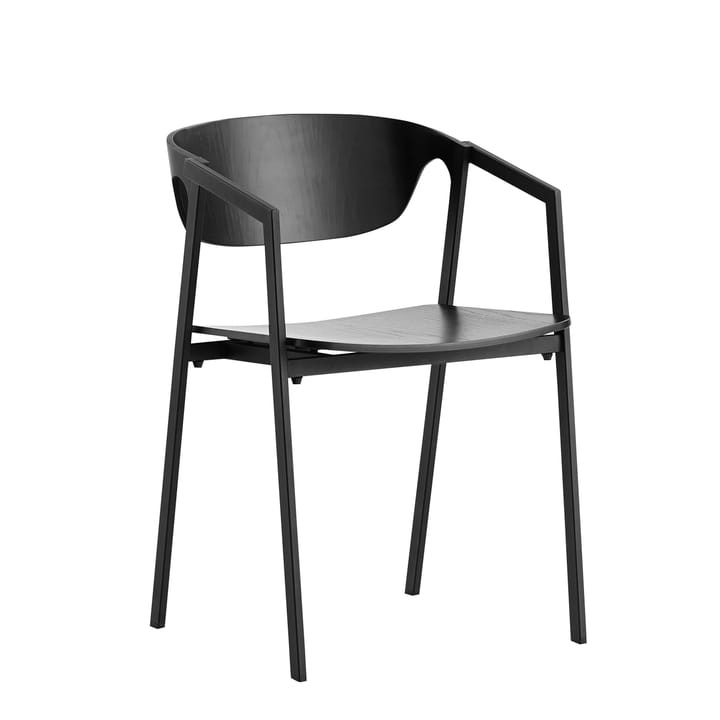 Sac chair - Painted black oak - Woud