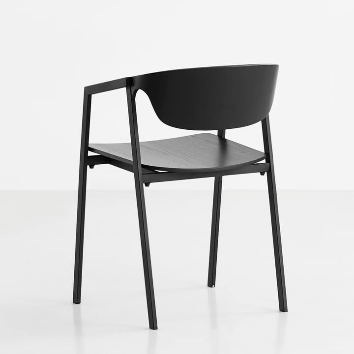 Sac chair - Painted black oak - Woud