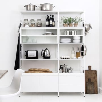 Molto 560 cabinet - modul - White. incl. white metal frame - Zweed