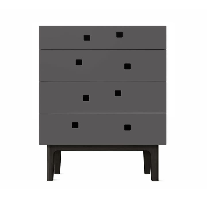 Peep B3 dresser - Slate grey, black lacquer - Zweed
