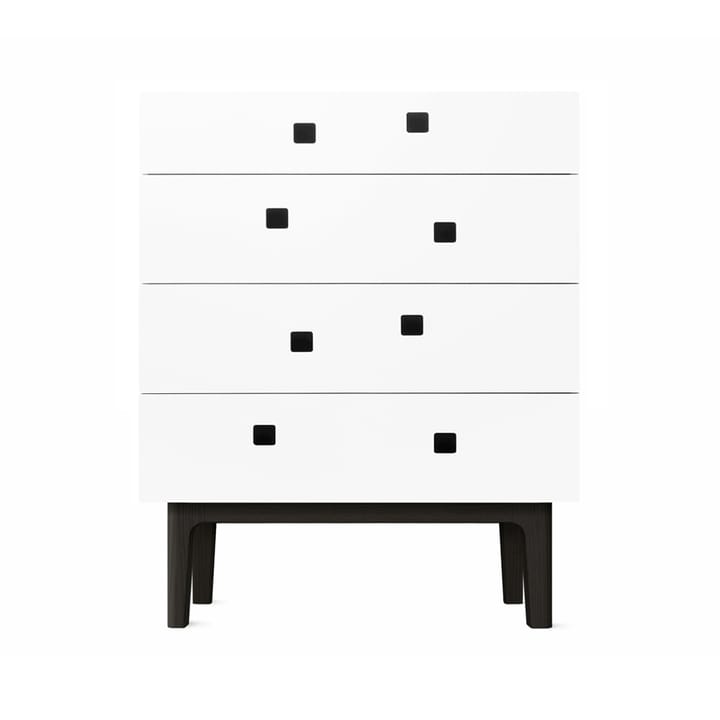Peep B3 dresser - White, black lacquer - Zweed