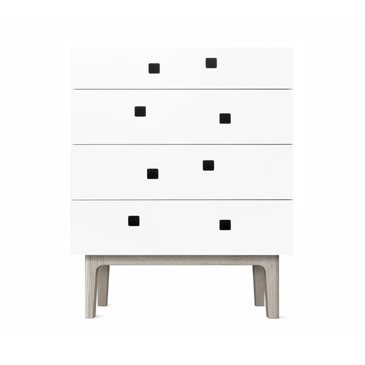 Peep B3 dresser - White, white-pigmented oak - Zweed